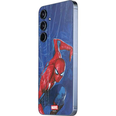 Marvel Spiderman World of Webs Galaxy A55 5G Skin